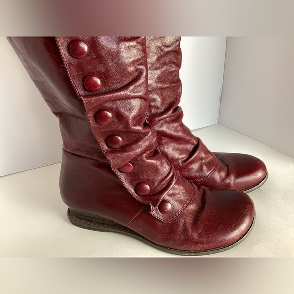 Miz Mooz Bobbi Bloom Boots Victorian Button Style Mid Calf Size 6.5/7 Steampunk - Picture 4 of 16